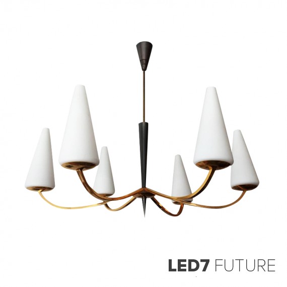 Arlus - Opaline Chandelier